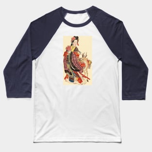 Lady & deer Baseball T-Shirt